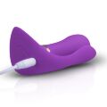 Вибромассажер с анальным и клиторальным стимулятором, и подогревом Boys of Toys - Remote wearable vibrator PURPLE, BS561007-2