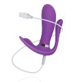 Вибромассажер с анальным и клиторальным стимулятором, и подогревом Boys of Toys - Remote wearable vibrator PURPLE, BS561007-2