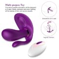 Вибромассажер с анальным и клиторальным стимулятором, и подогревом Boys of Toys - Remote wearable vibrator PURPLE, BS561007-2