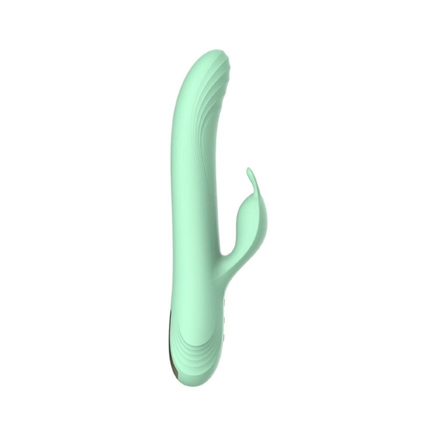 Вібратор-кролик із фрикціями Every Night Toys для точки G, блакитний