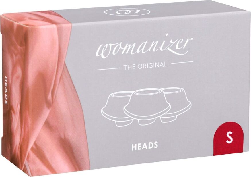Змінні насадки на Womanizer Premium та Classic, червоний, розмір S