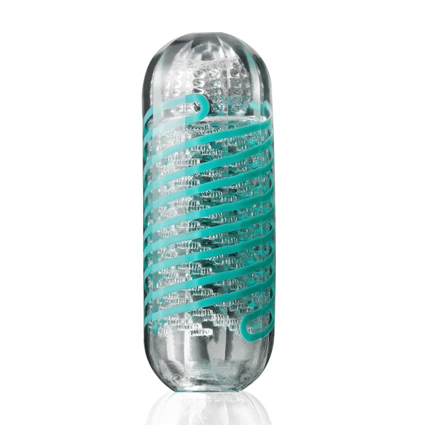 Мастурбатор Tenga Spinner Pixel с упругой стимулирующей спиралью внутри