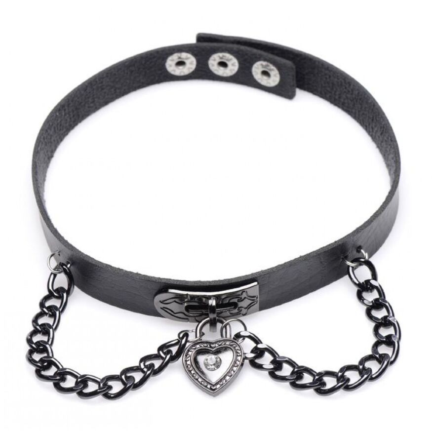 Чокер XR Brands Gothic Heart Adjustable Collar