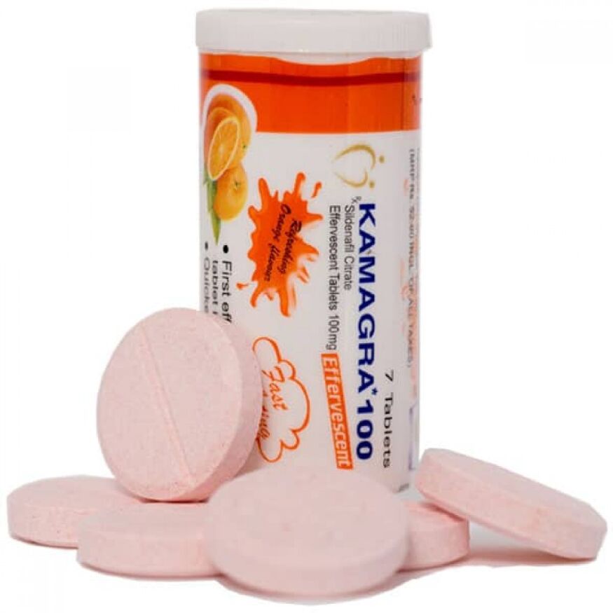 Шипучие таблетки против эректильной дисфункции citrate effervescent tablets 100mg (шипучка унисекс)