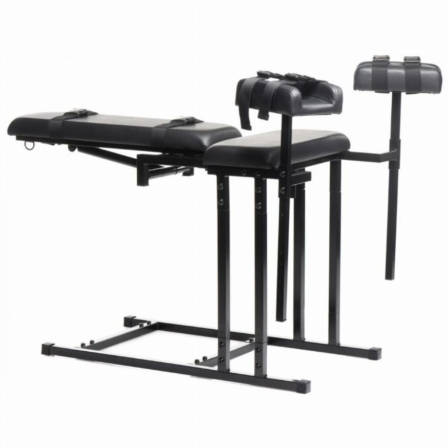 БДСМ кресло-кушетка Extreme Obedience BDSM Chair черный