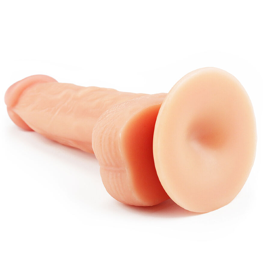Реалістичний гнучкий фалоімітатор з пружною мошонкою The Ultra Soft Dude 8"