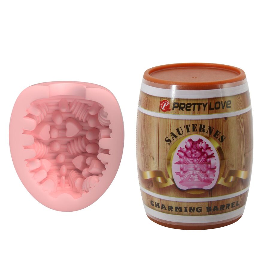 Мастурбатор яйце PRETTY LOVE Barrel Pink рожевий, 5.5 см
