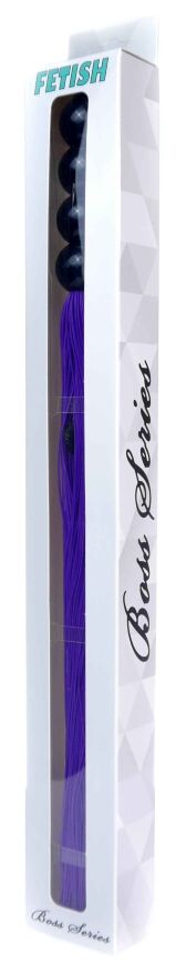 Силіконовий флогер ( длина 37 см ) Fetish Boss Series - Silicone Whip Purple 14", BS6100044