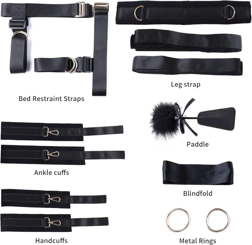 БДСМ-набор LOCKINK YEAHWOW Bed Restraint set