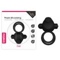 Ерекційне віброкільце Power Clit Cockring, Black