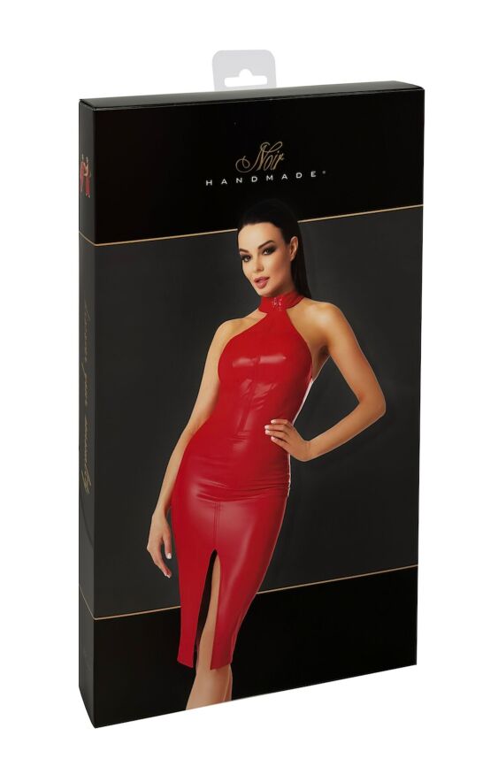 Платье Noir Handmade F354 Red powerwetlook dress - XXL
