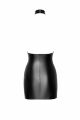Платье Noir Handmade F311 Eros, XXL, black, мини, юбка под латекс, верх — сетка, открытая спина