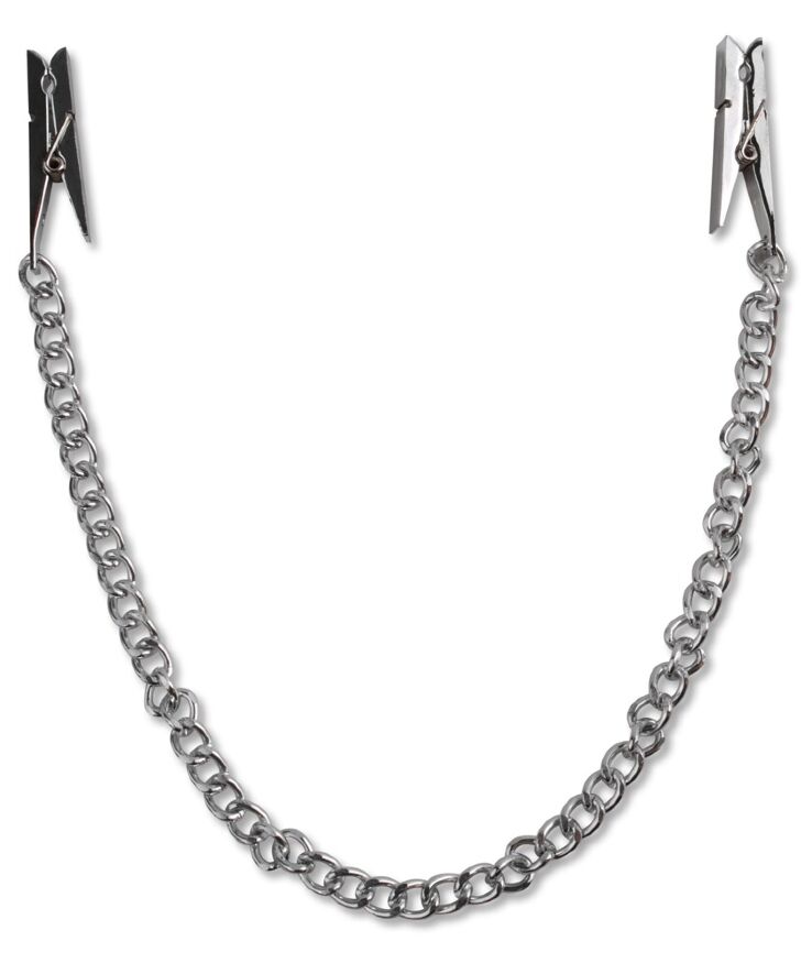 Цепочка с зажимами-прищепками для сосков Fetish Fantasy Nipple Chain