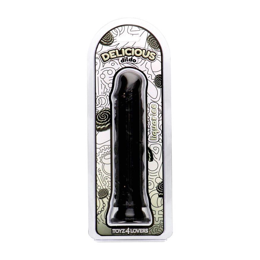 Фалоімітатор з ароматом лакриці - Toyz4lovers Delicious Dildo Liquorice, 20 см