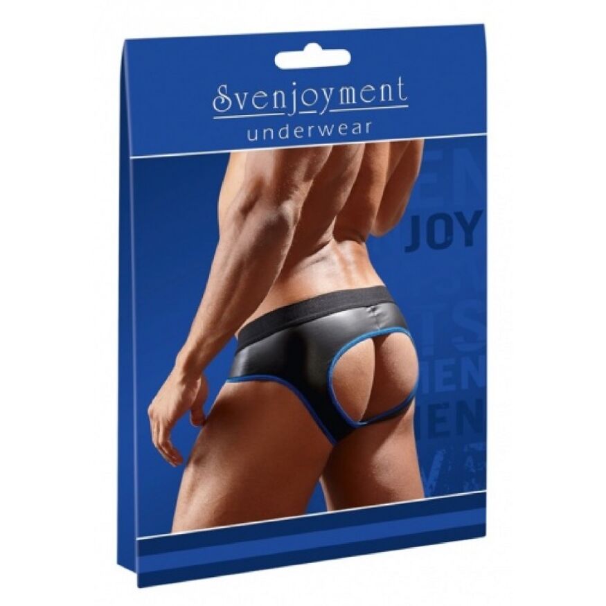 Мужские трусы из спандекса с открытой попой Svenjoyment M