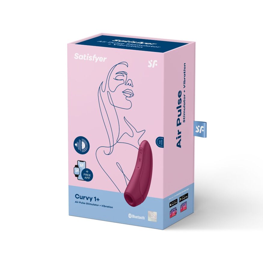 Satisfyer Curvy 1+ Rose Red