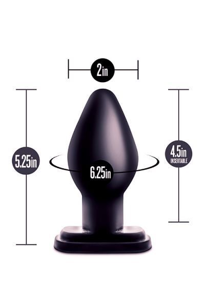 Анальный плаг ANAL ADVENTURES PLEASURE PLUG BLACK