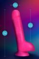 Фалоімітатор подвійної щільності з присоскою Blush Neo Elite, рожевий