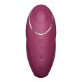 Вибростимулятор-пульсатор Satisfyer Tap &amp; Climax 1 Red, эффект постукивания пальцем, 2 мотора