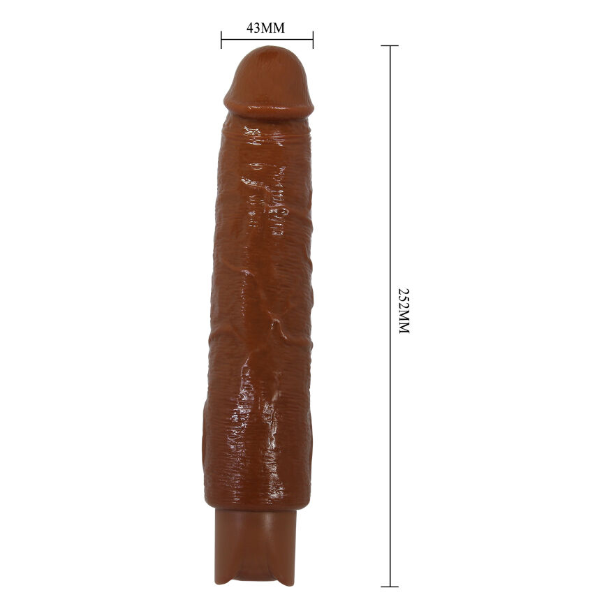 Реалістичний вібратор - Pretty Love Soren Realistic Vibrating Dildo Brown