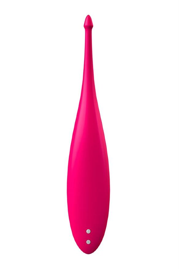 Вібратор для цілеспрямованої стимуляції Satisfyer Twirling Fun з гнучкою шийкою, рожевий