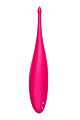 Вібратор для цілеспрямованої стимуляції Satisfyer Twirling Fun з гнучкою шийкою, рожевий