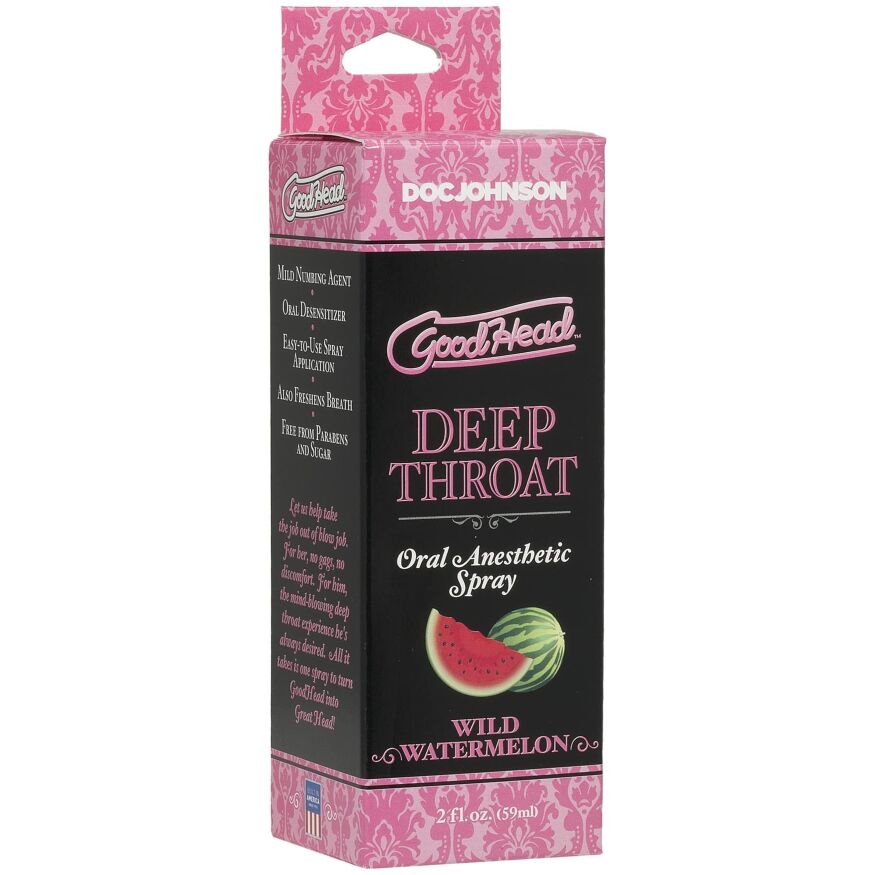 Спрей для минета Doc Johnson GoodHead DeepThroat Spray – Watermelon 59 мл (мятая упаковка!!!)