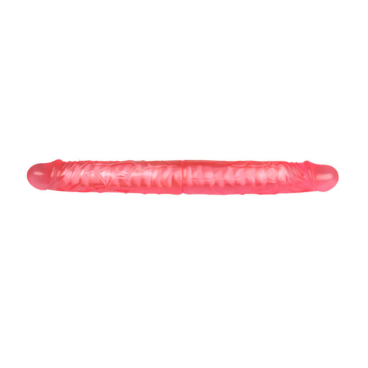 Очень гибкий двухсторонний фаллоимитатор Double Dong Pink, 14"