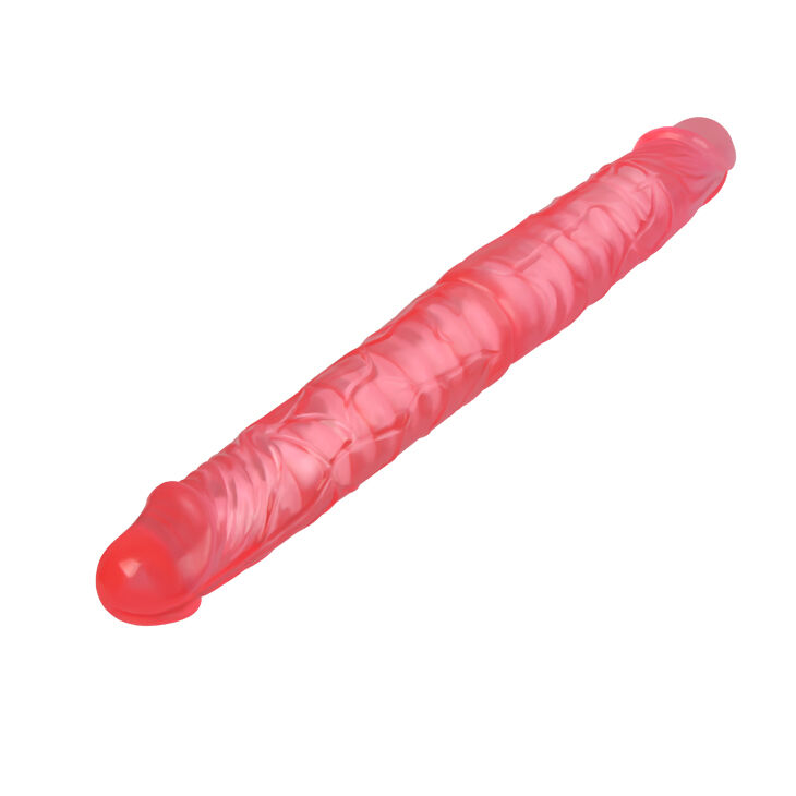 Очень гибкий двухсторонний фаллоимитатор Double Dong Pink, 14"