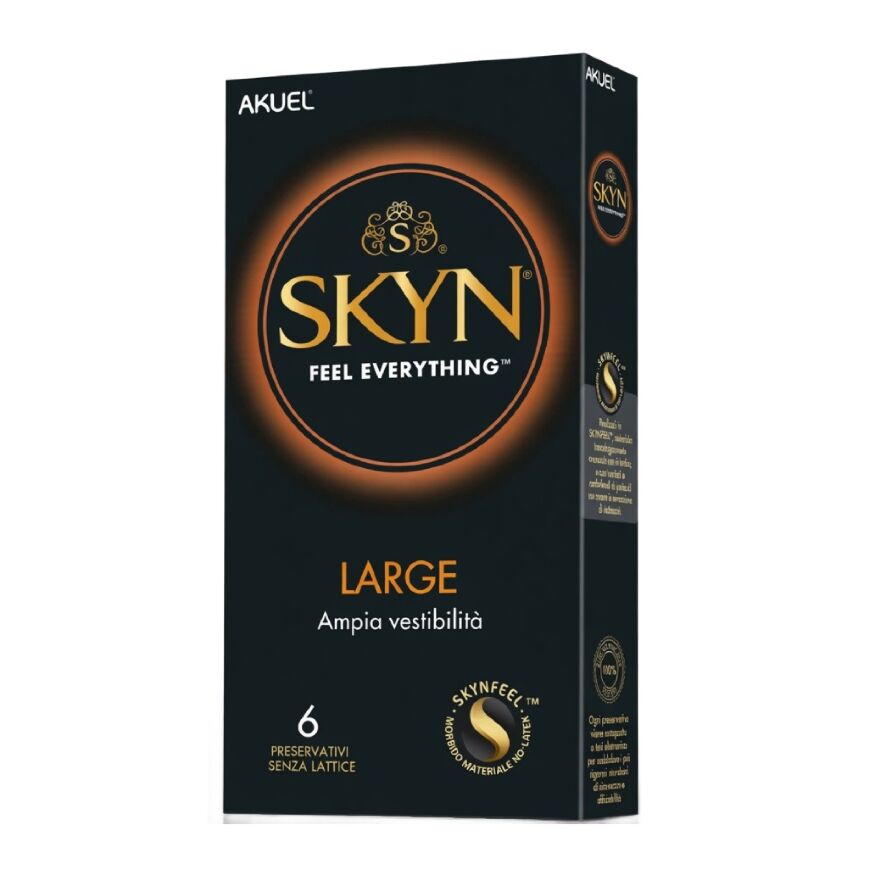 Презервативи SKYN Large безлатексні (поліізопрен), 6 шт