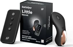 Клиторальный вибратор - Satisfyer Little Secret Black (App)