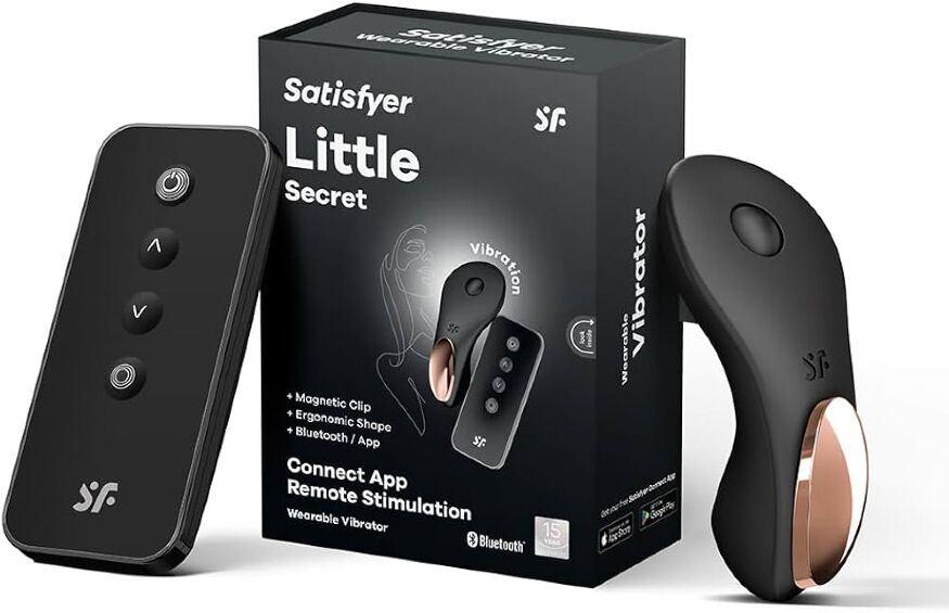 Клиторальный вибратор - Satisfyer Little Secret Black (App)