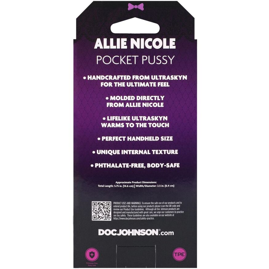 Мастурбатор нежная вагина Doc Johnson Allie Nicole
