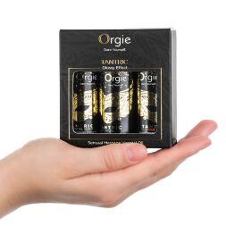 Набір олій для тантричного масажу Orgie - Tantric Mini Size Collection (3х30 мл), зволоження
