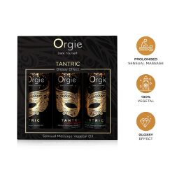 Набір олій для тантричного масажу Orgie - Tantric Mini Size Collection (3х30 мл), зволоження