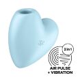 Розкішний симулятор орального сексу для жінок - Satisfyer Cutie Heart Blue