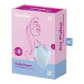 Розкішний симулятор орального сексу для жінок - Satisfyer Cutie Heart Blue