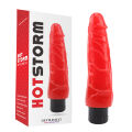Вибратор реалистичный на батарейках Chisa Hotstorm Devilish X2, красный