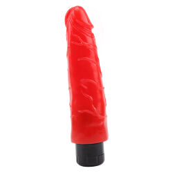 Вибратор реалистичный на батарейках Chisa Hotstorm Devilish X2, красный