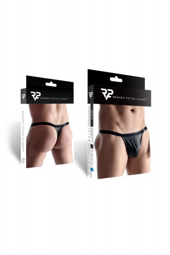 Мужские стринги на застежке Regnes Fetish Planet черные, XL