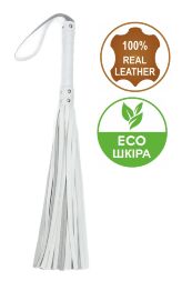 Флогер з комбінованої шкіри Flirty COMBO Leather - White, BM-00013