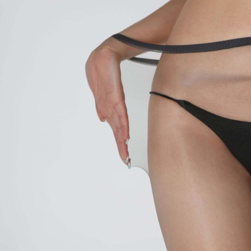 Колготы для БДСМ легко рвущиеся UPKO Tearable ультратонкие, черные, One Size