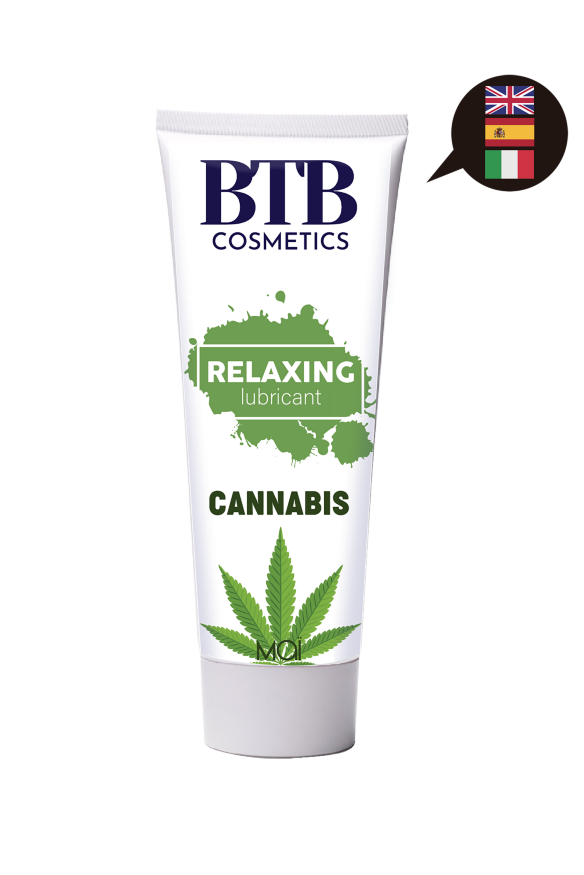Лубрикант на водной основе BTB WATER BASED CANNABIS LUBRICANT 100ML