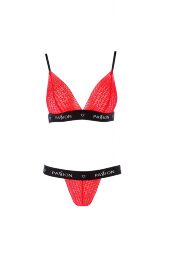 Комплект білизни GLAMISS SET red/black S/M - Passion