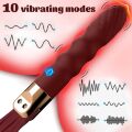 Оригінальна універсальна секс-іграшка 2в1: вібратор та флогер Virbating Flogger