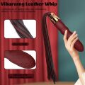 Оригінальна універсальна секс-іграшка 2в1: вібратор та флогер Virbating Flogger