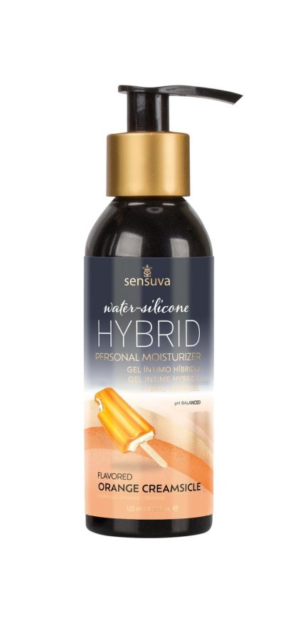 Смазка водно-силиконовая Sensuva Hybrid Orange Creamsicle (125мл)без сахара, можно для оральных ласк