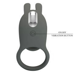 Насадка с вибрацией Pretty Love - MASTER RING GRAY, BI-210326-1