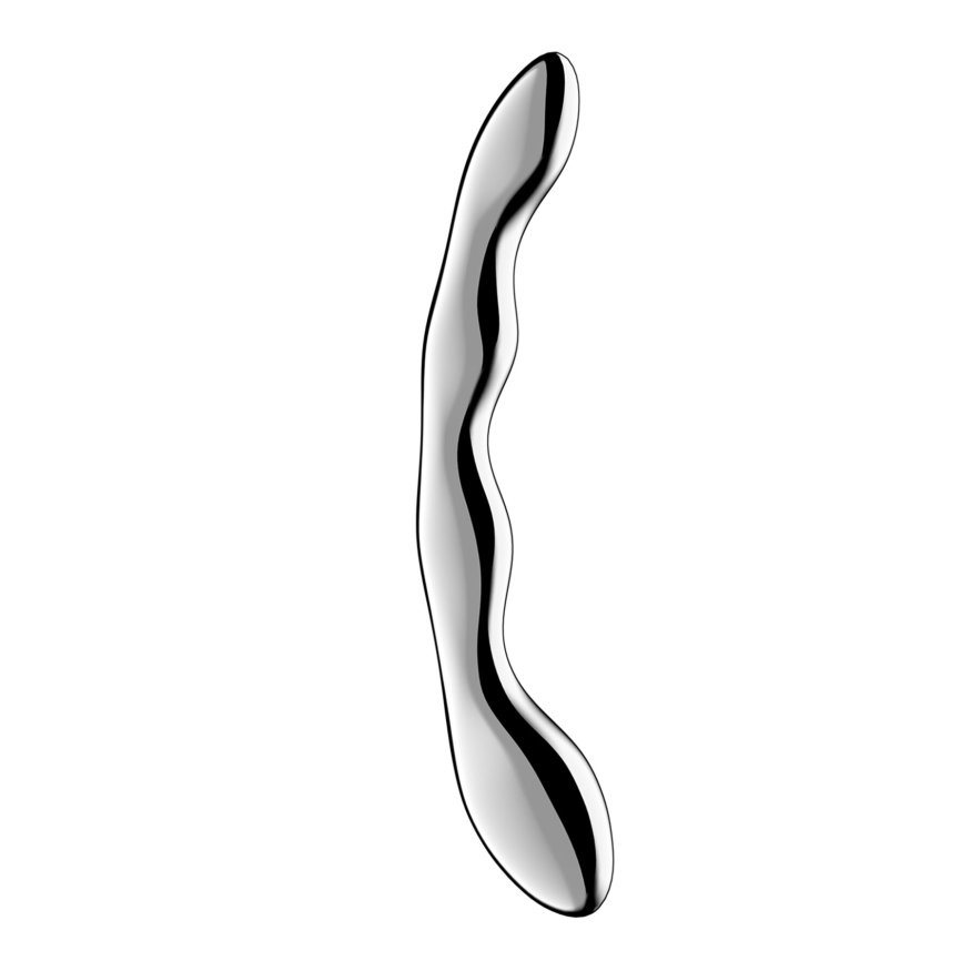 Важкий металевий ділдо Satisfyer Cosmic Crest 2 - 676 г