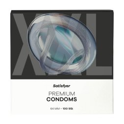 Презервативи - Satisfyer Premium Condoms 64 мм (XXL), 100 шт.